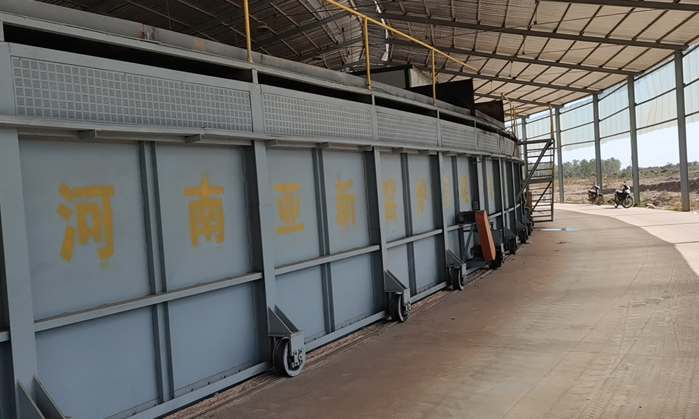 柬埔寨2號12.98m移動式隧道窯